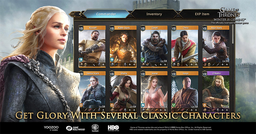 Get Glory With Several Classic Characters